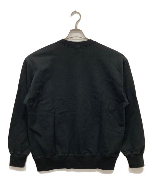 ATMOS（アトモス）ATMOS (アトモス) Flocky Print Sweatshirt ブラック サイズ:L 未使用品の古着・服飾アイテム