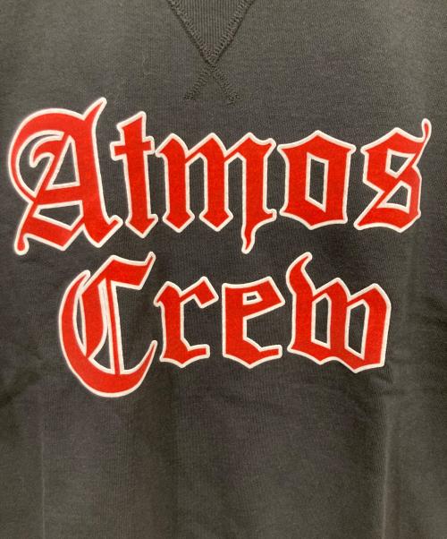 ATMOS（アトモス）ATMOS (アトモス) Flocky Print Sweatshirt ブラック サイズ:L 未使用品の古着・服飾アイテム