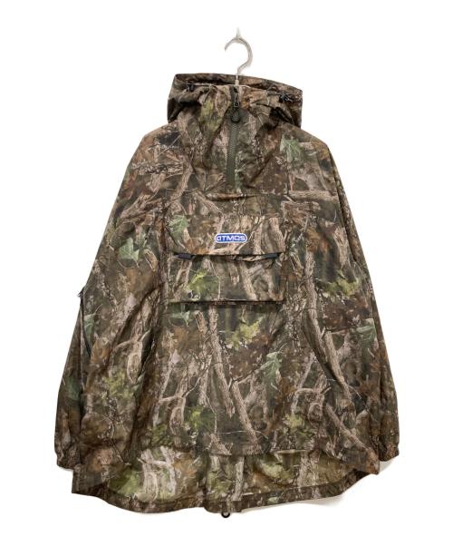 ATMOS（アトモス）ATMOS (アトモス) Front Pocket Ripstop Anorak Hoodie カーキ サイズ:Lの古着・服飾アイテム