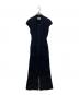 Mame Kurogouchi（マメクロゴウチ）の古着「Viscose Hemp Sleeveless Jump Suit」｜ネイビー