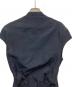 中古・古着 Mame Kurogouchi (マメクロゴウチ) Viscose Hemp Sleeveless Jump Suit ネイビー サイズ:2：14000円