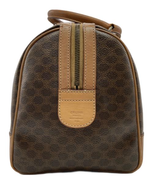 CELINE（セリーヌ）CELINE (セリーヌ) マカダムミニボストンバッグ ブラウンの古着・服飾アイテム