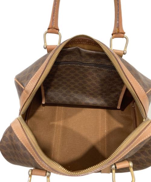 CELINE（セリーヌ）CELINE (セリーヌ) マカダムミニボストンバッグ ブラウンの古着・服飾アイテム