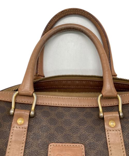 CELINE（セリーヌ）CELINE (セリーヌ) マカダムミニボストンバッグ ブラウンの古着・服飾アイテム