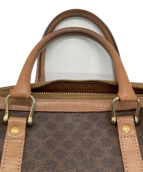 CELINE（セリーヌ）CELINE (セリーヌ) マカダムミニボストンバッグ ブラウンの古着・服飾アイテム
