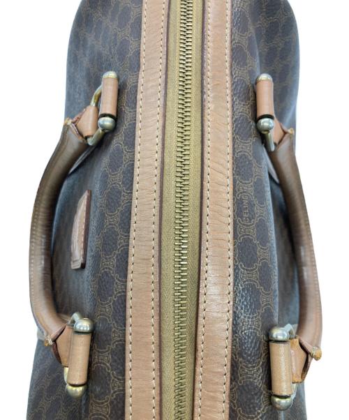 CELINE（セリーヌ）CELINE (セリーヌ) マカダムミニボストンバッグ ブラウンの古着・服飾アイテム