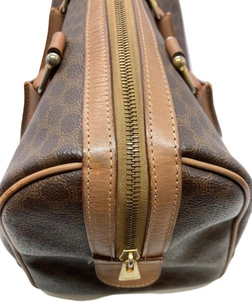 CELINE（セリーヌ）CELINE (セリーヌ) マカダムミニボストンバッグ ブラウンの古着・服飾アイテム