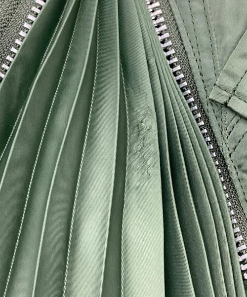 sacai（サカイ）sacai (サカイ) Nylon Twill Mix Skirt カーキグリーンの古着・服飾アイテム