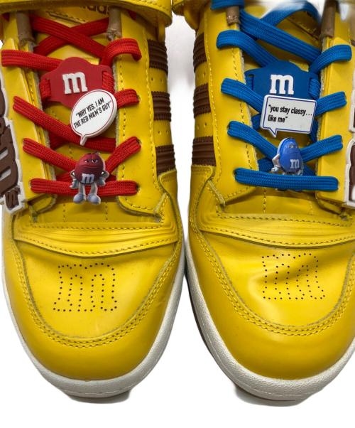 adidas（アディダス）adidas (アディダス) m&m's (エムアンドエムズ) Forum Low/フォーラム ロー イエロー×ブラウン サイズ:27.5の古着・服飾アイテム
