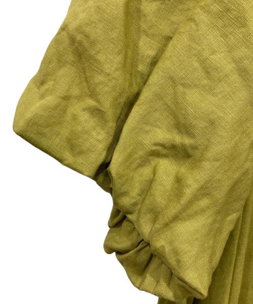JOURNAL STANDARD（ジャーナルスタンダード）JOURNAL STANDARD (ジャーナルスタンダード) リネンパフスリーブマキシワンピース ライトグリーン サイズ:Mの古着・服飾アイテム