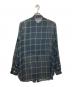 POLO RALPH LAUREN (ポロ・ラルフローレン) シルクシアーチェックシャツ グリーン×ネイビー サイズ:M：6000円