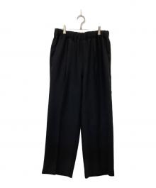D.O UNITED ARROWS BY DAISUKE OBANA（ディーオーユナイテッドアローズバイダイスケオバナ）の古着「WIDE STRT PANTS」｜ブラック