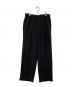 D.O UNITED ARROWS BY DAISUKE OBANA（ディーオーユナイテッドアローズバイダイスケオバナ）の古着「WIDE STRT PANTS」｜ブラック
