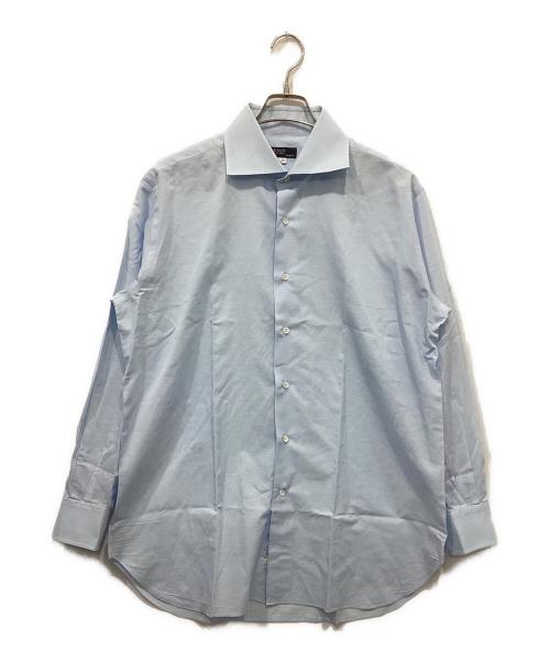 BEAMS F（ビームスエフ）BEAMS F (ビームスエフ) ORIAN (オリアン) 長袖シャツ ブルー サイズ:43/17の古着・服飾アイテム
