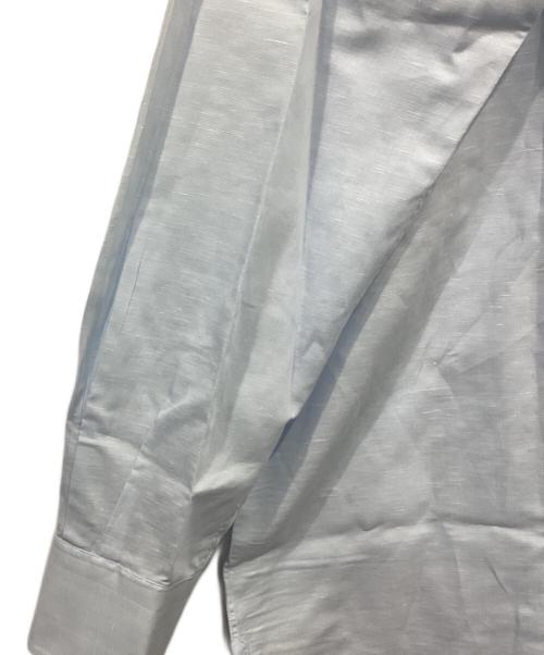 BEAMS F（ビームスエフ）BEAMS F (ビームスエフ) ORIAN (オリアン) 長袖シャツ ブルー サイズ:43/17の古着・服飾アイテム