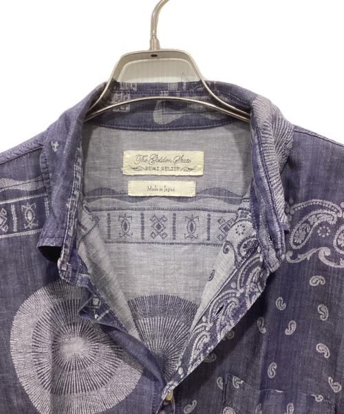 REMI RELIEF（レミレリーフ）REMI RELIEF (レミレリーフ) バンダナシャツ インディゴ サイズ:Mの古着・服飾アイテム