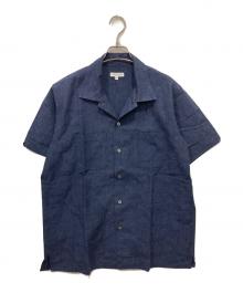 Engineered Garments（エンジニアド ガーメンツ）の古着「コットンリネンペイズリーシャツ」｜ネイビー