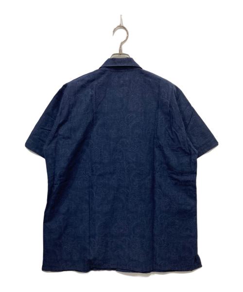 Engineered Garments（エンジニアド ガーメンツ）Engineered Garments (エンジニアド ガーメンツ) コットンリネンペイズリーシャツ ネイビー サイズ:Mの古着・服飾アイテム