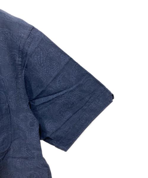 Engineered Garments（エンジニアド ガーメンツ）Engineered Garments (エンジニアド ガーメンツ) コットンリネンペイズリーシャツ ネイビー サイズ:Mの古着・服飾アイテム