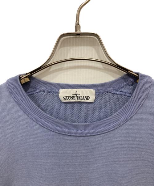 STONE ISLAND（ストーンアイランド）STONE ISLAND (ストーンアイランド) 半袖カットソー ブルー サイズ:Lの古着・服飾アイテム