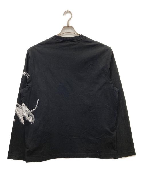 BURBERRY（バーバリー）BURBERRY (バーバリー) Knight Hardware ロングスリーブカットソー ブラック サイズ:Lの古着・服飾アイテム