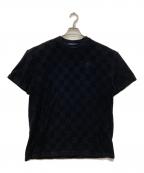 LOUIS VUITTONルイ ヴィトン）の古着「ダミエフレンチテリーコットンTシャツ」｜ブラック