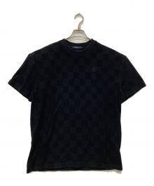 LOUIS VUITTON（ルイ ヴィトン）の古着「ダミエフレンチテリーコットンTシャツ」｜ブラック