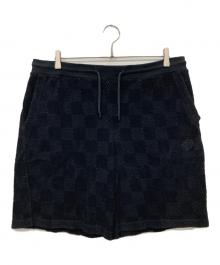 LOUIS VUITTON（ルイ ヴィトン）の古着「ダミエフレンチテリー コットンショーツ」｜ブラック
