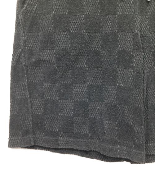 LOUIS VUITTON（ルイ ヴィトン）LOUIS VUITTON (ルイ ヴィトン) ダミエフレンチテリー コットンショーツ ブラック サイズ:Lの古着・服飾アイテム