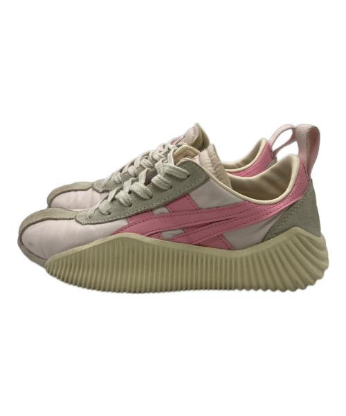 Onitsuka Tiger（オニツカタイガー）Onitsuka Tiger (オニツカタイガー) ACROMOUNT ベージュ×ピンク サイズ:23ｃｍの古着・服飾アイテム
