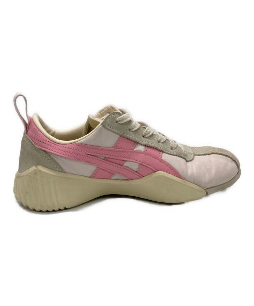 Onitsuka Tiger（オニツカタイガー）Onitsuka Tiger (オニツカタイガー) ACROMOUNT ベージュ×ピンク サイズ:23ｃｍの古着・服飾アイテム