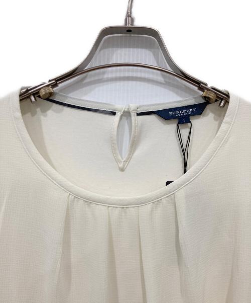 BURBERRY LONDON（バーバリーロンドン）BURBERRY LONDON (バーバリーロンドン) 切替ブラウス アイボリー サイズ:1の古着・服飾アイテム