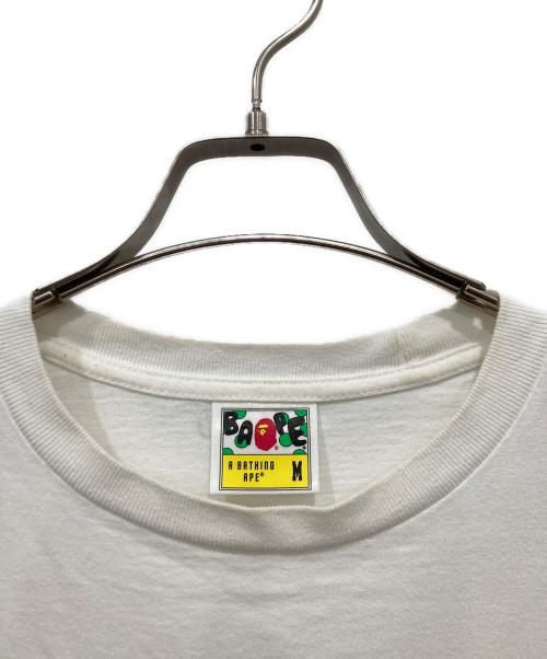 BAPE BY A BATHING APE（ベイプバイアベイシングエイプ）BAPE BY A BATHING APE (ベイプバイアベイシングエイプ) プリントTシャツ ホワイト サイズ:Mの古着・服飾アイテム