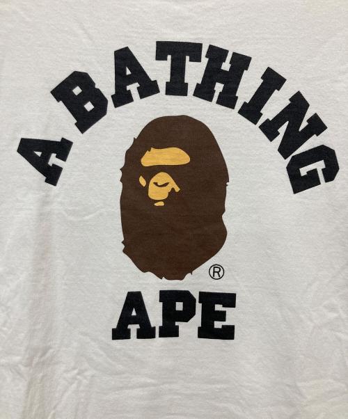 BAPE BY A BATHING APE（ベイプバイアベイシングエイプ）BAPE BY A BATHING APE (ベイプバイアベイシングエイプ) プリントTシャツ ホワイト サイズ:Mの古着・服飾アイテム
