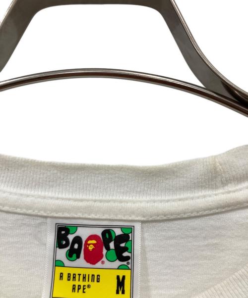 BAPE BY A BATHING APE（ベイプバイアベイシングエイプ）BAPE BY A BATHING APE (ベイプバイアベイシングエイプ) プリントTシャツ ホワイト サイズ:Mの古着・服飾アイテム