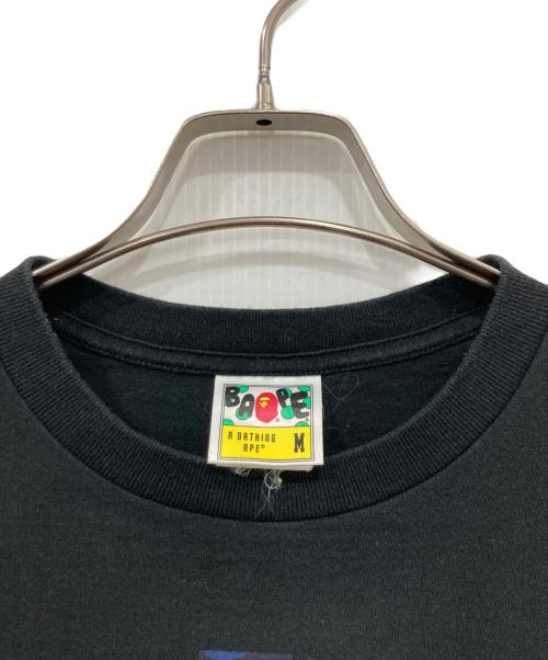 BAPE BY A BATHING APE（ベイプバイアベイシングエイプ）BAPE BY A BATHING APE (ベイプバイアベイシングエイプ) プリントTシャツ ブラック サイズ:Mの古着・服飾アイテム