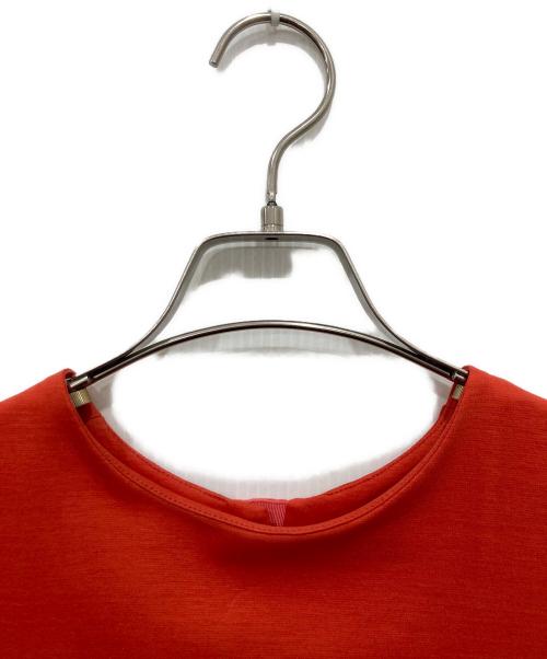 BEARDSLEY（ビアズリー）BEARDSLEY (ビアズリー) ノースリーブワンピース レッド サイズ:FREEの古着・服飾アイテム