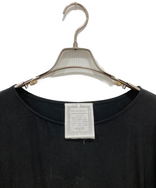 BEARDSLEY（ビアズリー）BEARDSLEY (ビアズリー) ボーダー切替ワンピース ブラック サイズ:FREEの古着・服飾アイテム