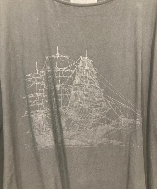 BEARDSLEY（ビアズリー）BEARDSLEY (ビアズリー) ボーダー切替ワンピース ブラック サイズ:FREEの古着・服飾アイテム