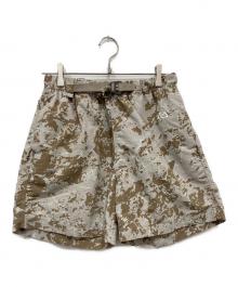 NIKE ACG（ナイキエーシージー）の古着「TRAIL SHORT AOP」｜グレー×ブラウン