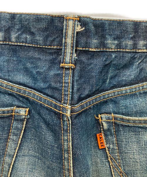 CALEE（キャリー）CALEE (キャリー) セルビッチデニムパンツ インディゴ サイズ:W34の古着・服飾アイテム