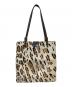 FENDI (フェンディ) ハラコトートバッグ アイボリー×ブラック×ブラウン：40000円