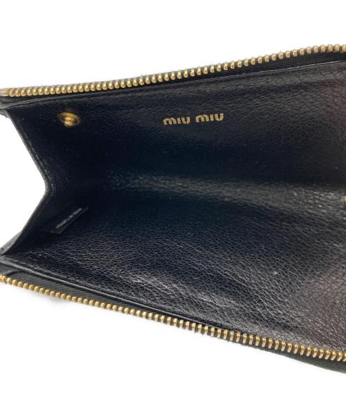 MIU MIU（ミュウミュウ）MIU MIU (ミュウミュウ) コインケース ブラックの古着・服飾アイテム