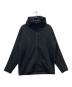 DESCENTE ALLTERRAIN（デザイント オルテライン）の古着「ソフトシェルジャケット / フーデッドジャケット」｜ブラック