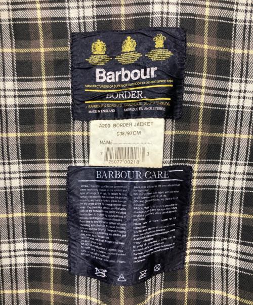 Barbour（バブアー）Barbour (バブアー) BORDER JACKET カーキ サイズ:C38/97CMの古着・服飾アイテム