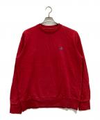 Vivienne Westwood manヴィヴィアン ウェストウッド マン）の古着「オーブロゴ刺繍スウェット」｜レッド
