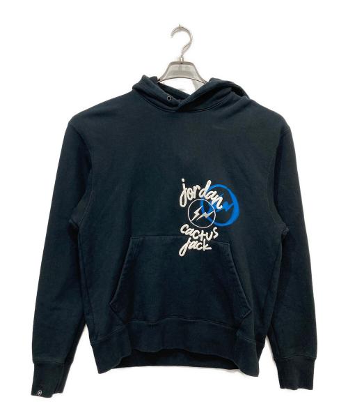 JORDAN（ジョーダン）JORDAN (ジョーダン) TRAVIS SCOTT (トラヴィススコット) FRAGMENTS (フラグメント) プルオーバーパーカー ブラック サイズ:Mの古着・服飾アイテム