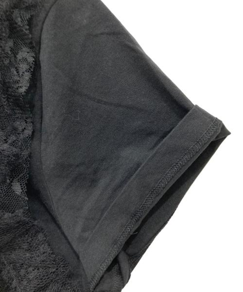 RED VALENTINO（レッドヴァレンティノ）RED VALENTINO (レッドヴァレンティノ) レイヤードカットソー ブラック サイズ:Sの古着・服飾アイテム