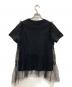 RED VALENTINO (レッドヴァレンティノ) レイヤードカットソー ブラック サイズ:S：6000円