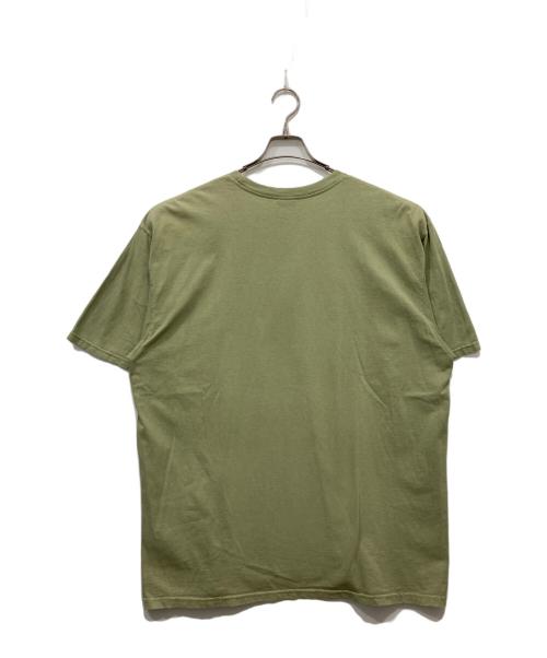 stussy（ステューシー）stussy (ステューシー) アーチロゴプリントTシャツ グリーン サイズ:XLの古着・服飾アイテム